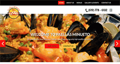 Desktop Screenshot of paellasminueto.com